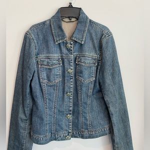 Elise Tahari Jean Jacket
